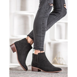 SDS Wsuwane Botki czarne 1