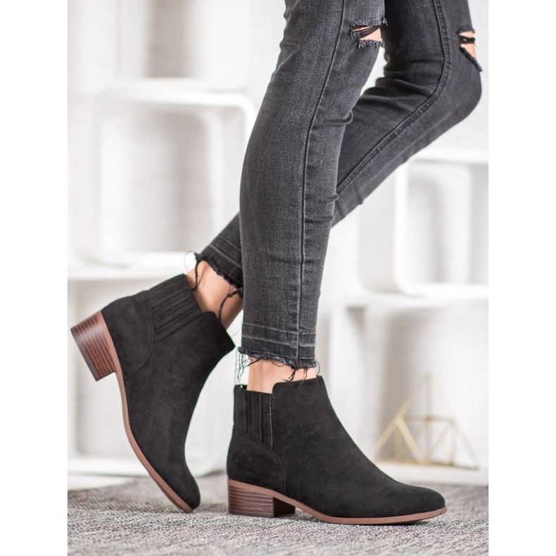 SDS Wsuwane Botki czarne 1