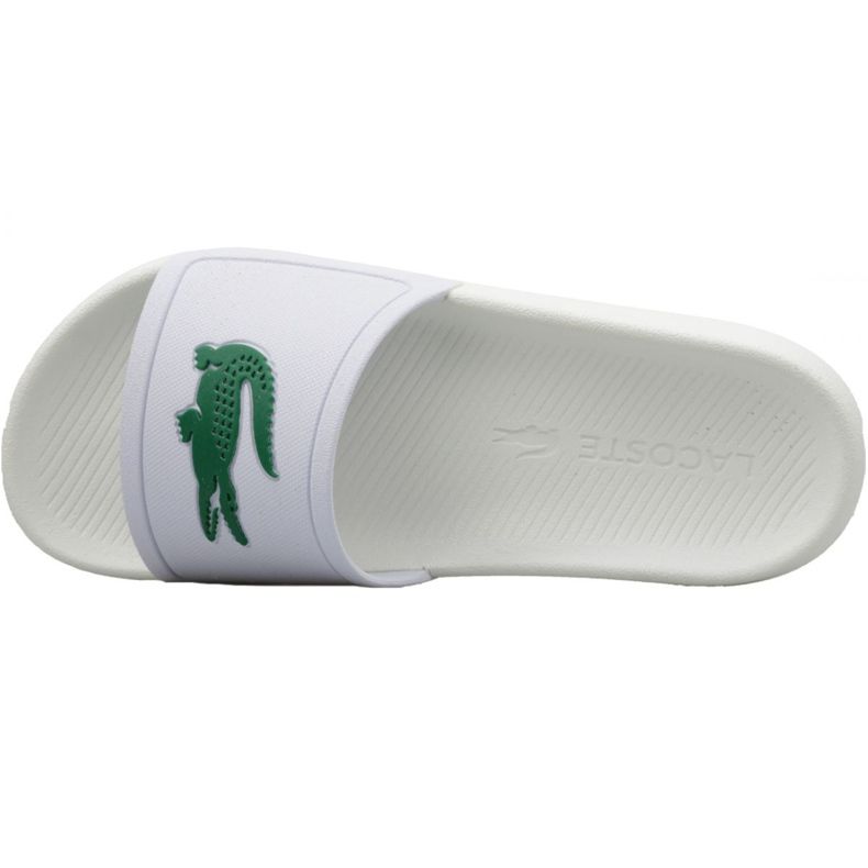 Klapki Lacoste Croco Slide 119 3 W 737CFA0005082 białe 2