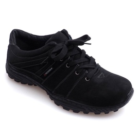 Trapery Trekkingowe Skóra Nat 6144 Czarny czarne 1