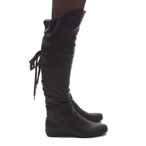 Botki Saszki Kozaki 66-11 Brązowy brązowe 1