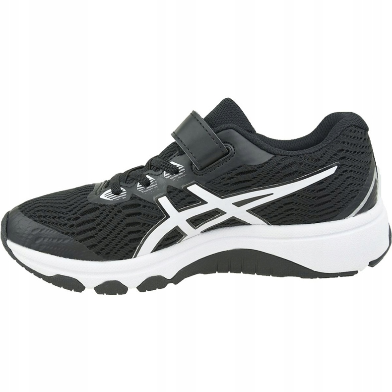 Buty biegowe Asics GT-1000 8 Ps Jr 1014A067-001 białe czarne 1