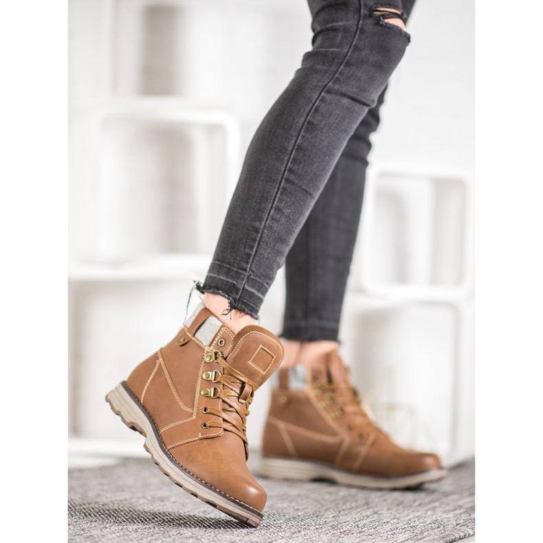 Weide Brązowe Traperki 1