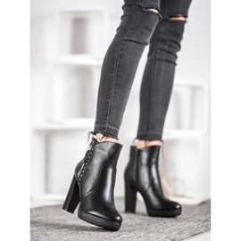 Kayla Botki Na Słupku czarne 1