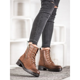 SDS Wygodne Brązowe Botki 1