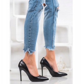 Small Swan Seksowne Szpilki czarne 1