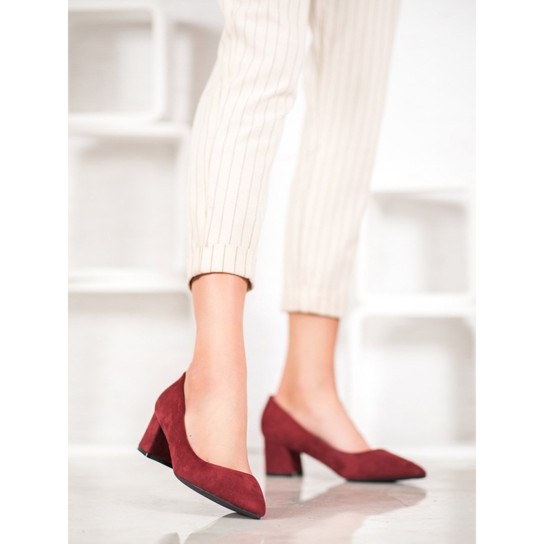 Fama Czółenka Na Słupku czerwone 2