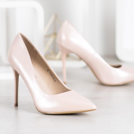 Goodin Modne Szpilki brązowe 2