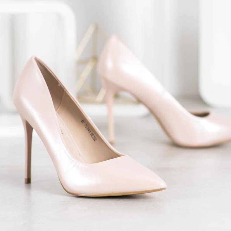 Goodin Modne Szpilki brązowe 2