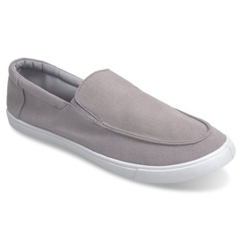 Trampki Wsuwane Slip On MJ02 Szary szare 2