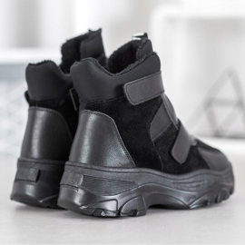 Bona Czarne Botki Fashion 1