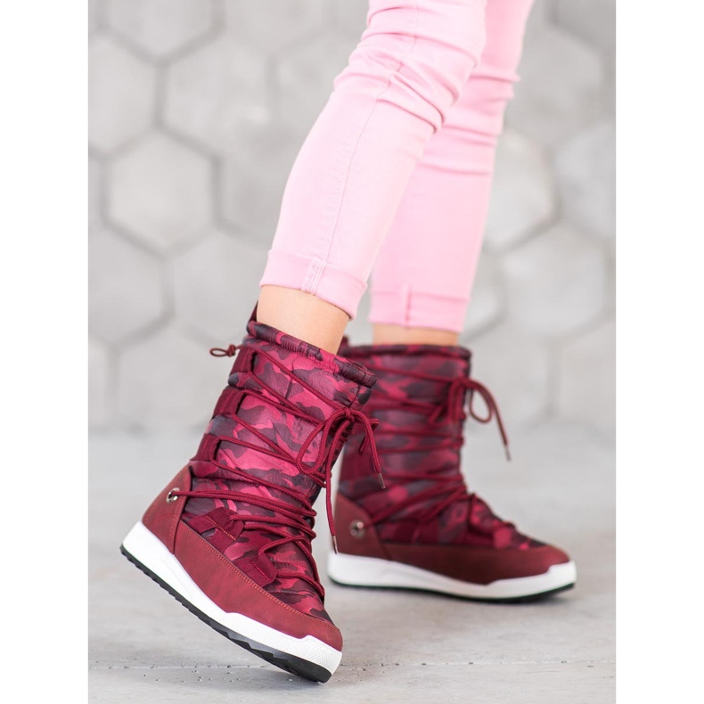 Small Swan Śniegowce Moro czerwone 2