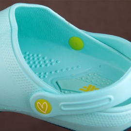 Klapki 4f Jr HJL18-JKLD200 niebieskie 2