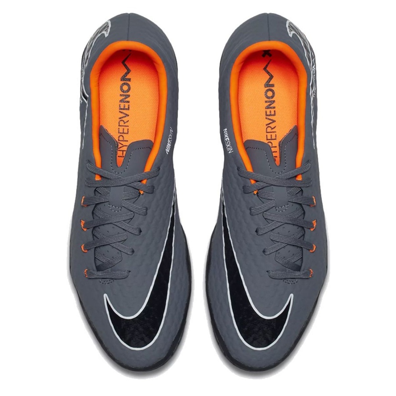 Buty piłkarskie Nike Hypervenom PhantomX 3 Academy Tf M AH7279-081-S szare szare 1