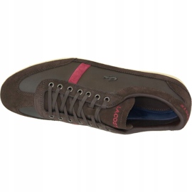 Buty Lacoste Misano 22 Lcr M SRM2146176 brązowe 2