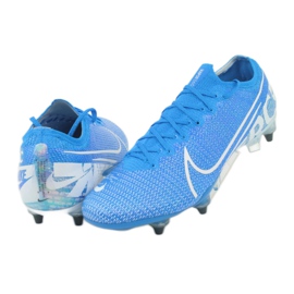 Buty piłkarskie Nike Mercurial Vapor 13 Elite SG-Pro Ac M AT7899 414 niebieskie 4