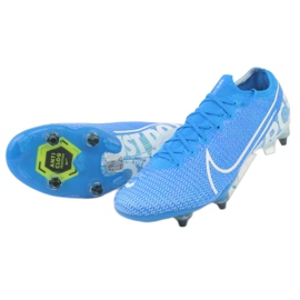 Buty piłkarskie Nike Mercurial Vapor 13 Elite SG-Pro Ac M AT7899 414 niebieskie 5