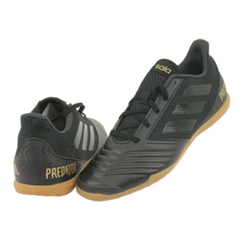 Buty halowe adidas Predator 19.4 In Sala M F35633 czarne 4