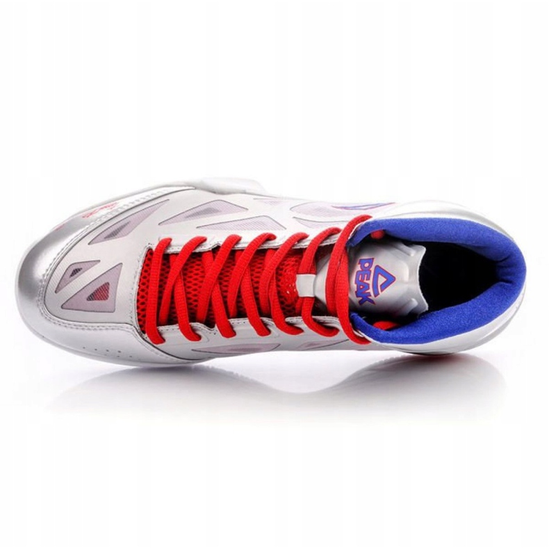 Buty do koszykówki Peak TP9 Quickness 2 E33323A M 62266-62270 szare srebrny 2