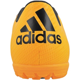 Buty piłkarskie adidas X 15.3 Tf Jr S74663 pomarańczowe pomarańczowe 3