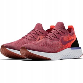Buty biegowe Nike Epic React Flyknit W AQ0070 601 czerwone 1