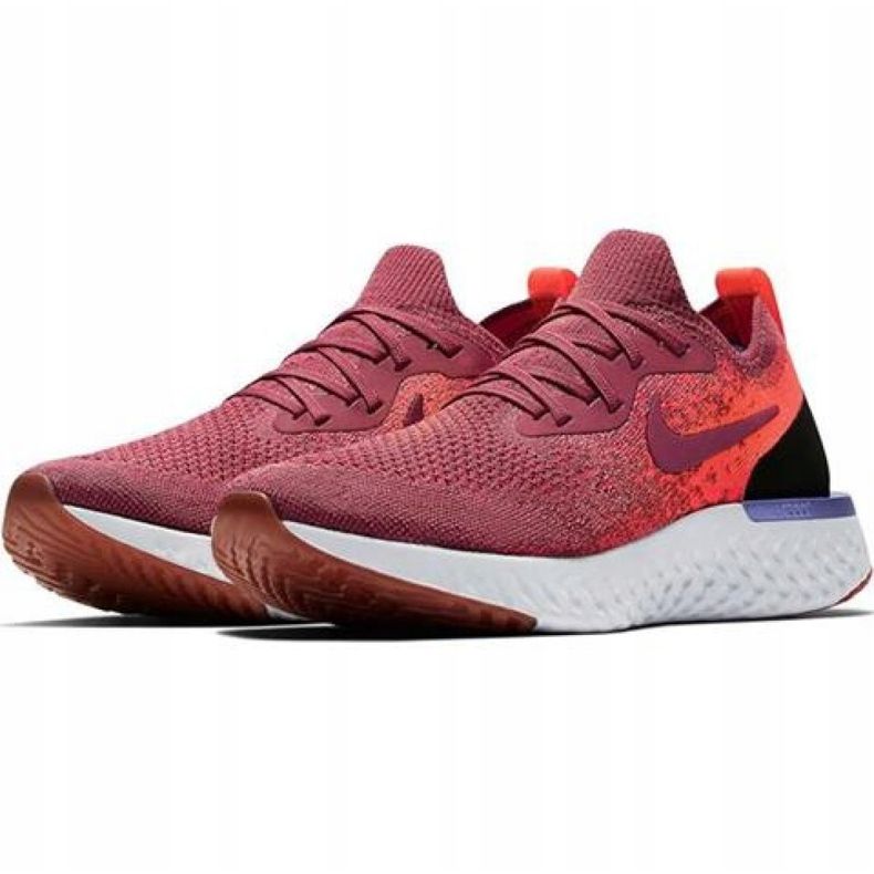 Buty biegowe Nike Epic React Flyknit W AQ0070 601 czerwone 1