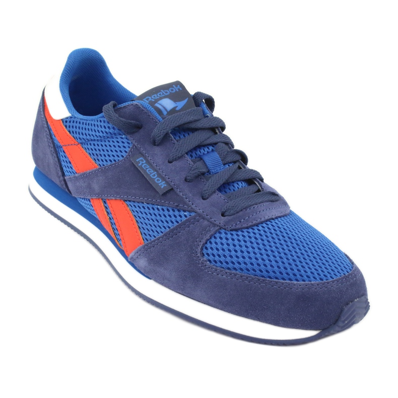 Buty Reebok Royal Cl Jogger M V68437 niebieskie pomarańczowe 1