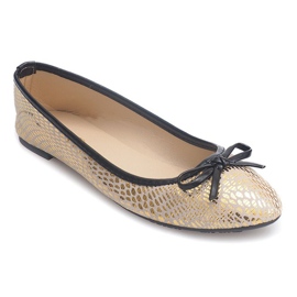 Balerinki Z Kokardą 15-5-4 Złoty 1