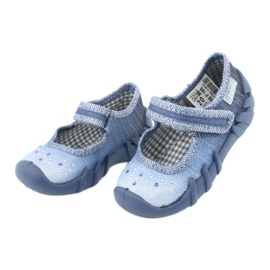 Befado obuwie dziecięce 109P186 niebieskie 3