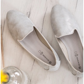 Goodin Skórzane Lordsy beżowy 2