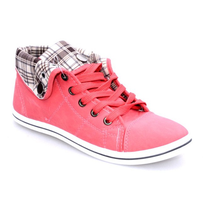 Wysokie Trampki Konwers DD52 Brzoskwiniowy żółte 2