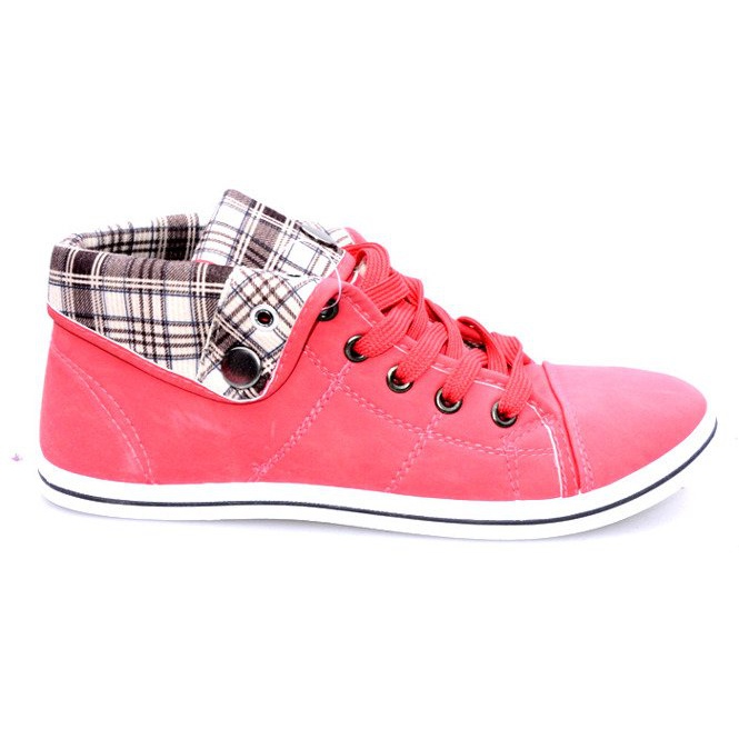 Wysokie Trampki Konwers DD52 Brzoskwiniowy żółte 1