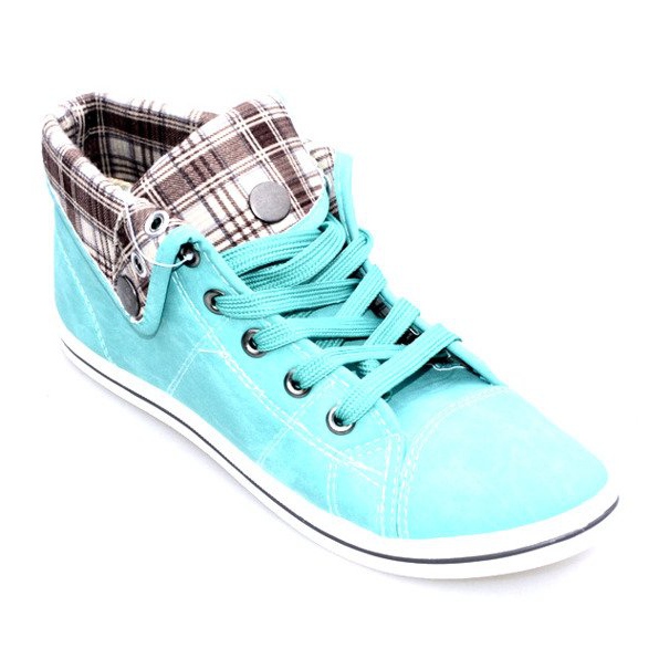 Wysokie Trampki Konwers DD52 Zielony zielone 2