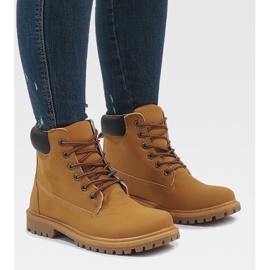 Żółte traperki timberki B788 1