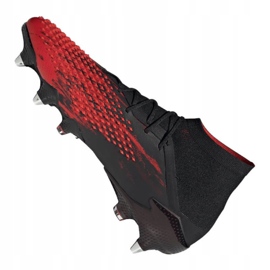 Buty piłkarskie adidas Predator 20.1 M Sg EF1647 czarne wielokolorowe 2