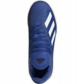 Buty halowe adidas X 19.3 In Jr EG7170 niebieskie niebieskie 1