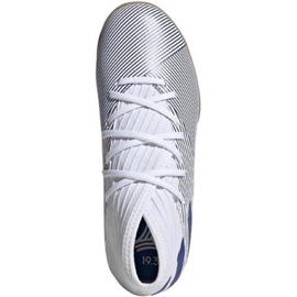Buty halowe adidas Nemeziz 19.3 In Jr EG7241 białe wielokolorowe 1