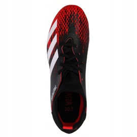 Buty piłkarskie adidas Predator 20.3 Fg Jr EF1930 wielokolorowe czarne 1