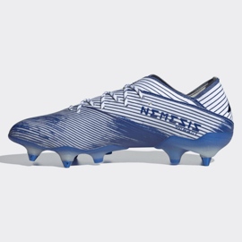 Buty piłkarskie adidas Nemeziz 19.1 Sg M FU8497 niebieskie niebieskie 1