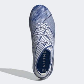 Buty piłkarskie adidas Nemeziz 19.1 Sg M FU8497 niebieskie niebieskie 2