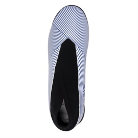 Buty piłkarskie adidas Nemeziz 19.3 Ll Tf Jr EH0017 białe białe 2