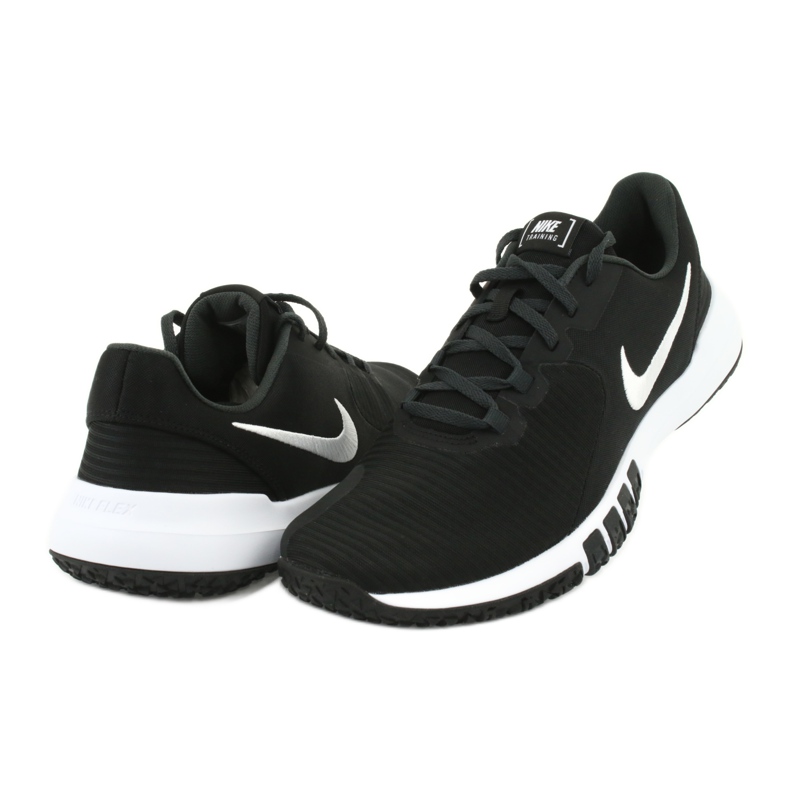 Buty Nike Flex Control 4 M CD0197-002 białe czarne 4