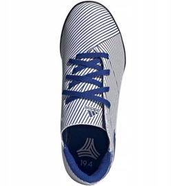 Buty piłkarskie adidas Nemeziz 19.4 Tf Jr FV3313 niebieskie wielokolorowe 1