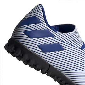 Buty piłkarskie adidas Nemeziz 19.4 Tf Jr FV3313 niebieskie wielokolorowe 2
