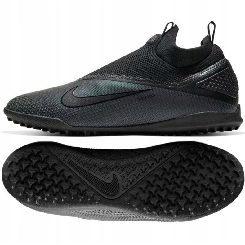Buty piłkarskie Nike React Phantom Vsn 2 Pro Df Tf M CD4174-010 czarne czarne 2
