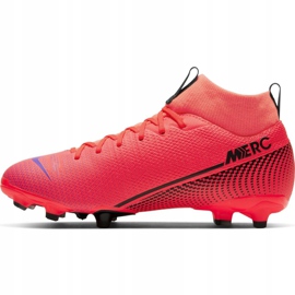 Buty piłkarskie Nike Mercurial Superfly 7 Academy FG/MG Jr AT8120-606 czerwone czerwone 2
