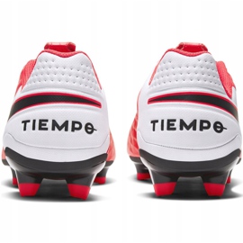 Buty piłkarskie Nike Tiempo Legend 8 Academy FG/MG M AT5292-606 czerwone czerwone 4