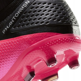 Buty piłkarskie Nike Phantom Vsn 2 Elite Df FG/MG Jr CD4062-606 różowe czerwony-różowy, czarny 6