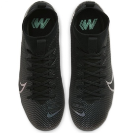 Buty piłkarskie Nike Mercurial Superfly 7 Academy FG/MG Jr AT8120-010 czarne czarne 1