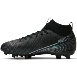 Buty piłkarskie Nike Mercurial Superfly 7 Academy FG/MG Jr AT8120-010 czarne czarne 2